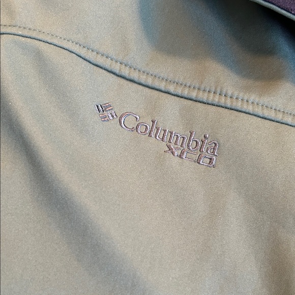 Columbia Sportswear XCO Softshell Jacket Mens Large Green Fleece Lined Outdoor - Picture 5 of 16
